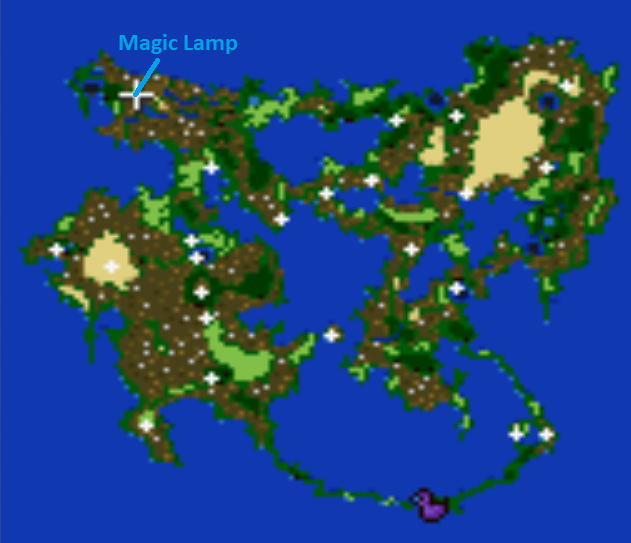 Magic Lamp Location